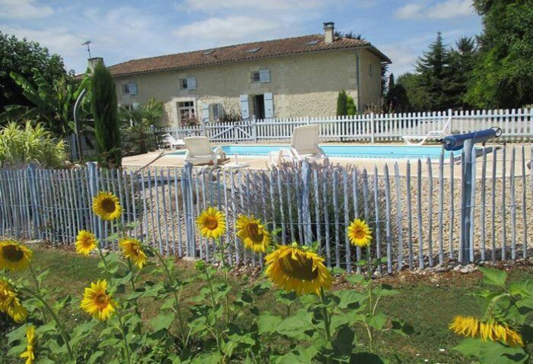 Location de vacances - Maison - Villa à Curac - Façade principale (Sud-est)