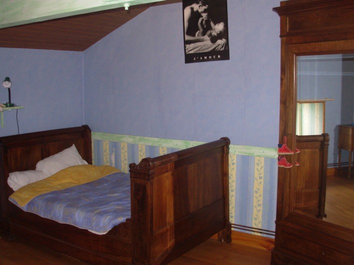 Location de vacances - Maison - Villa à Curac - Chambre n° 2 avec 2 lits identiques (110x90) + 1 lit bébé si besoin