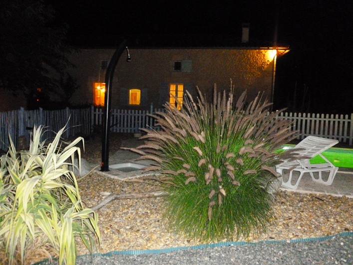 Location de vacances - Maison - Villa à Curac - Vue de nuit éclairage