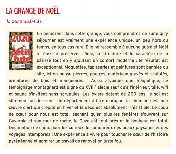 Location de vacances - Chalet à Gavarnie