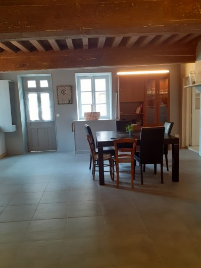 Location de vacances - Appartement à Roussillon-en-Morvan - Salle à manger