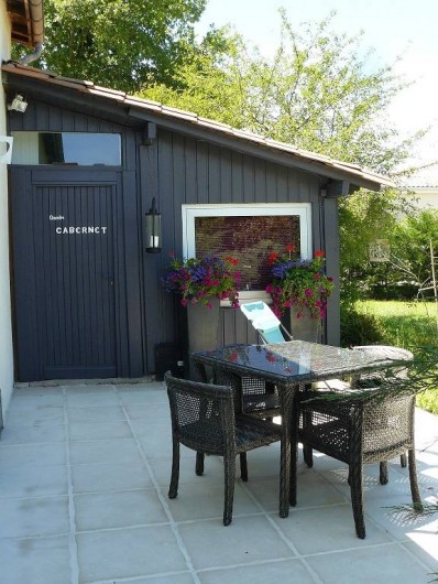 Location de vacances - Villa à Arsac - Chambre "Cabernet" de plein pied et indépendante