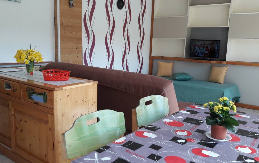 Location de vacances - Appartement à Girmont-Val-d'Ajol - appartement 4 pers séjour salon et cuisine ouverte