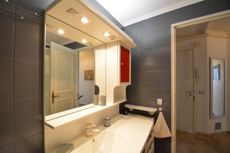 Location de vacances - Appartement à Cannes - Salle d'eau, Douche 110 x 80