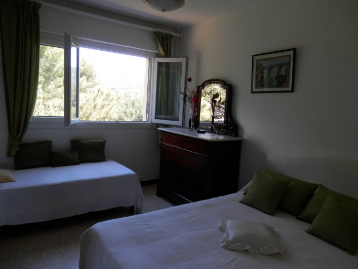 Location de vacances - Appartement à Bandol - chambre N°1 appartement N1
