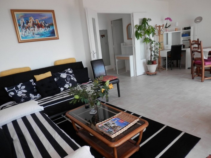 Location de vacances - Appartement à Bandol - Séjour salon  appartement N1