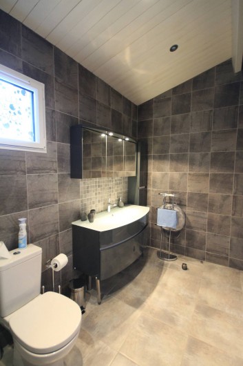 Location de vacances - Gîte à Saint-Martin-aux-Buneaux - Salle de douche