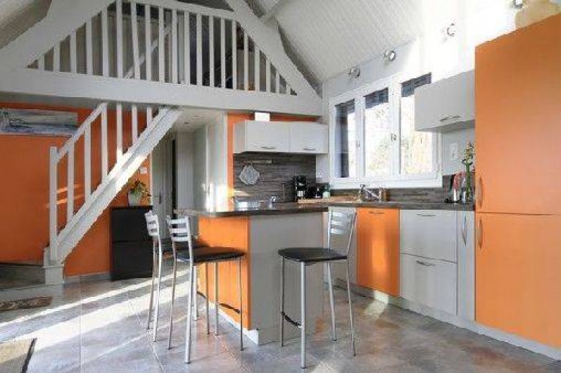 Location de vacances - Gîte à Saint-Martin-aux-Buneaux - Cuisine américaine