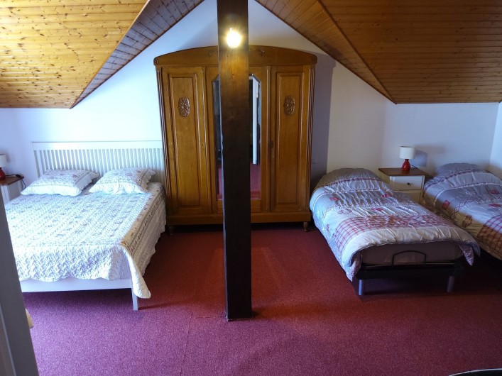 Location de vacances - Gîte à Bussang - Grand Appartement - Grande chambre