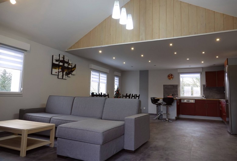 Location de vacances - Gîte à Ranspach - Séjour, Cuisine