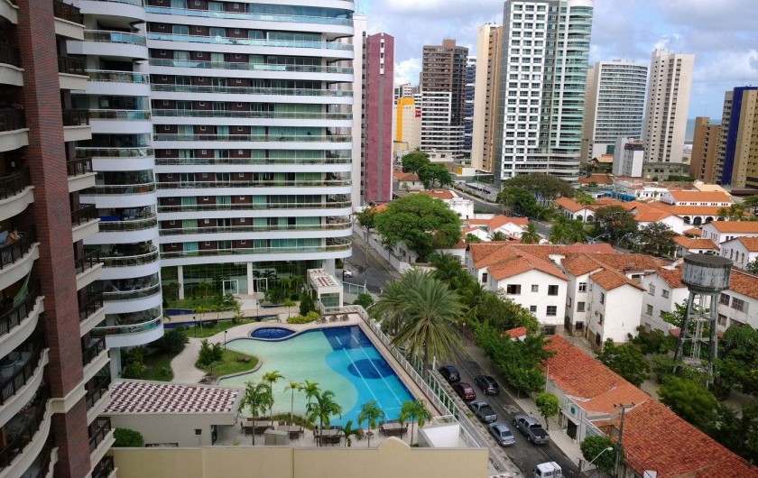 Location de vacances - Appartement à Fortaleza - Vue du couloir d'entrée de l’appartement