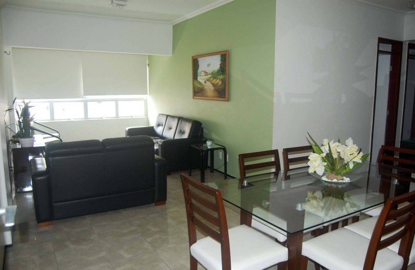 Location de vacances - Appartement à Fortaleza - Salon avec coin repas
