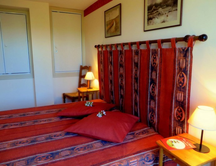 Location de vacances - Gîte à Nérac - La chambre de la terrasse gîte du Pigeonnier ©Pehillo