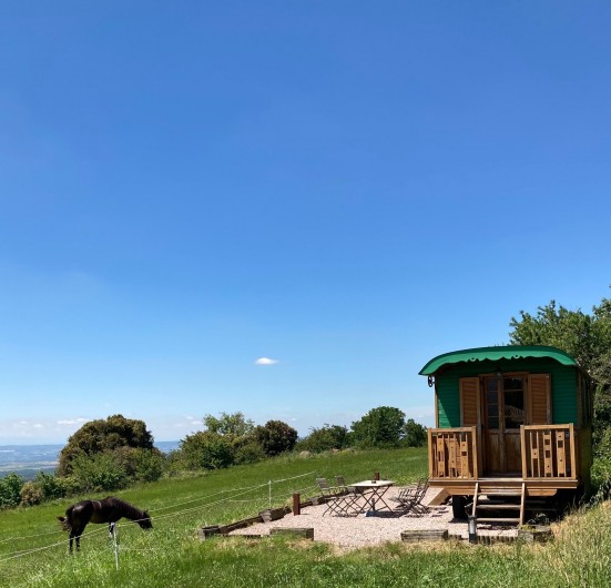 Location de vacances - Chalet à Saissac - la roulotte