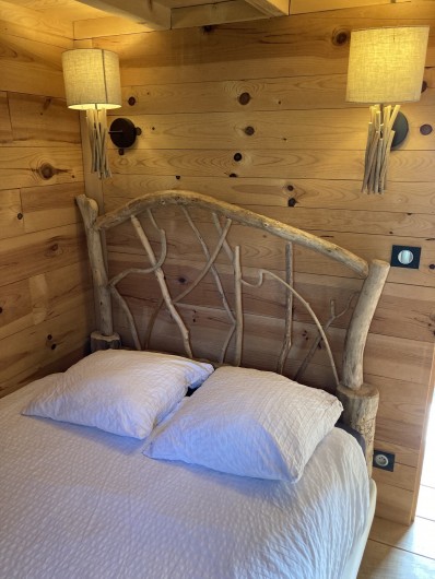Location de vacances - Chalet à Saissac - chambre avec lit deux places