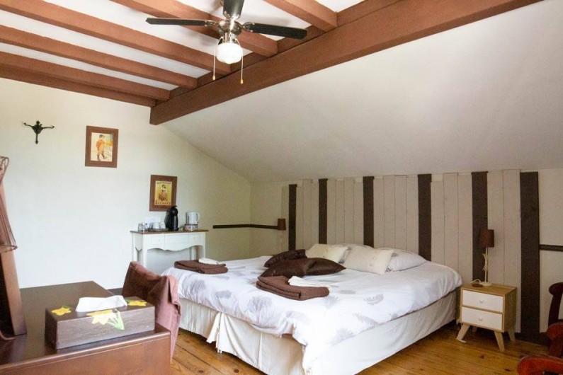 Location de vacances - Chambre d'hôtes à Senouillac - Chambre "Chocolat"