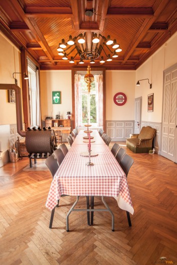 Location de vacances - Château - Manoir à Raon-l'Étape - La salle de réception