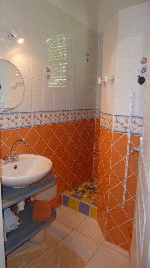 Location de vacances - Villa à Sainte-Luce - salle d eau