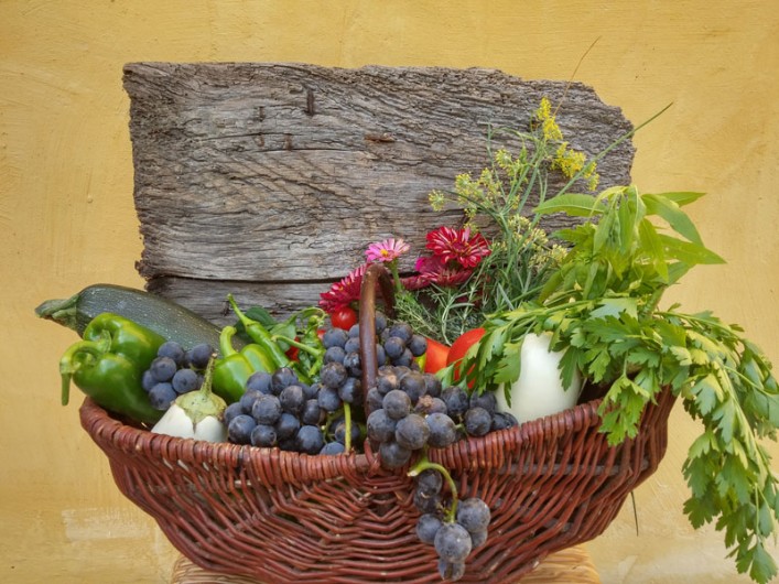 Location de vacances - Gîte à Ossages - Légumes bio de notre potager en vente sur place