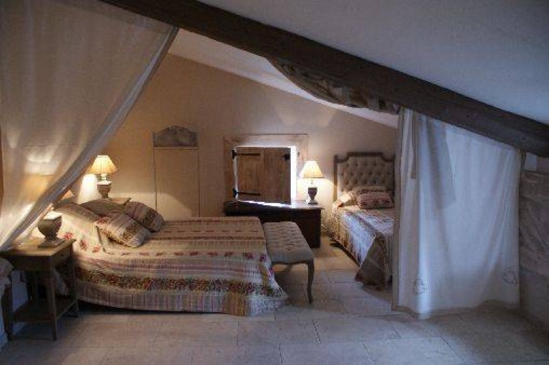 Location de vacances - Maison - Villa à Vallon-Pont-d'Arc - Chambre 3 simple et 1 double 2 ème étage