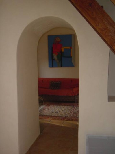 Location de vacances - Maison - Villa à Villedieu - acces cuisine à salon