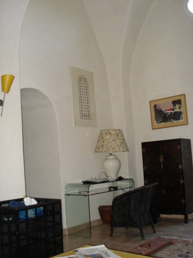 Location de vacances - Maison - Villa à Villedieu - Salon sous voute