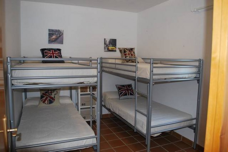 Location de vacances - Villa à L'Ametlla de Mar - Chambre avec deux lits superposés