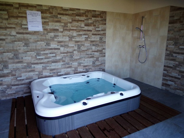 Location de vacances - Chalet à Saint-André-d'Embrun - Espace détente / spa