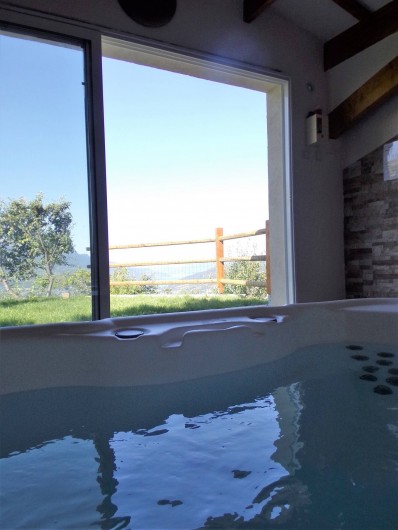 Location de vacances - Chalet à Saint-André-d'Embrun - Espace détente / spa