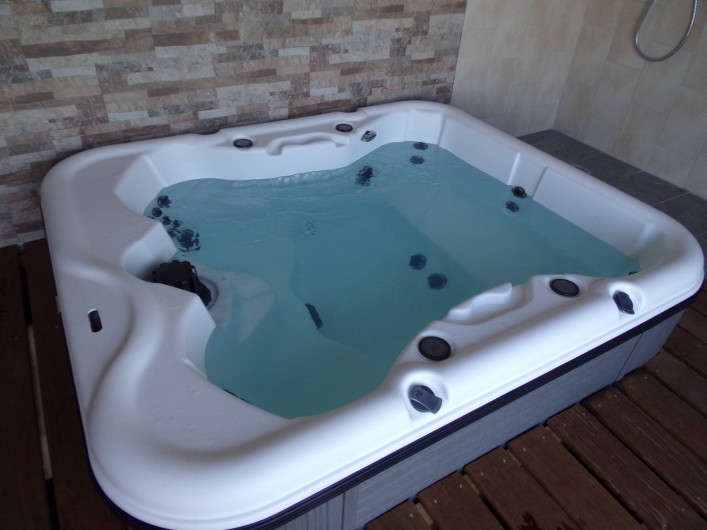 Location de vacances - Chalet à Saint-André-d'Embrun - Espace détente / spa