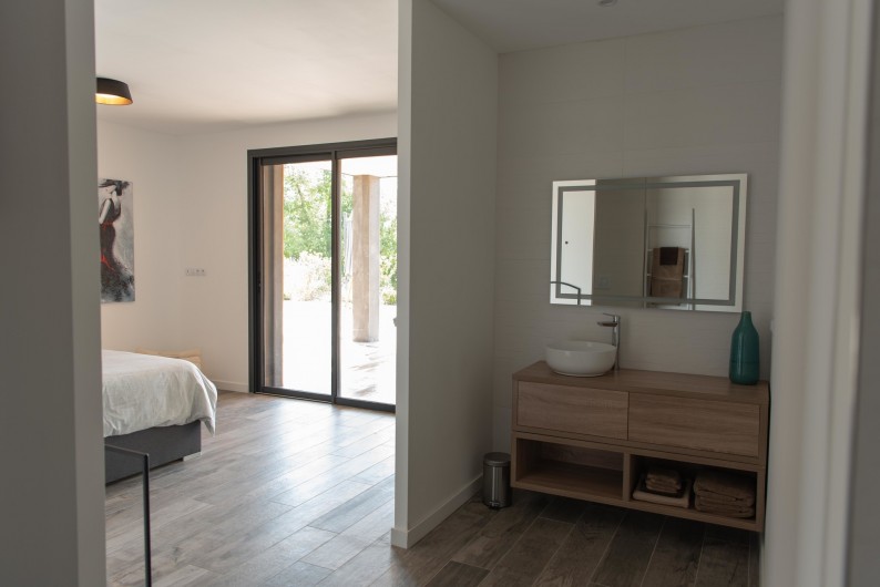 Location de vacances - Villa à Callian - Salle de bain chbre parentale 1 rdc