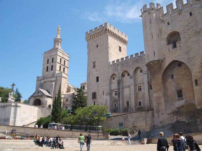 Location de vacances - Mas à Monteux - Avignon, le Palais des papes, à 15mn