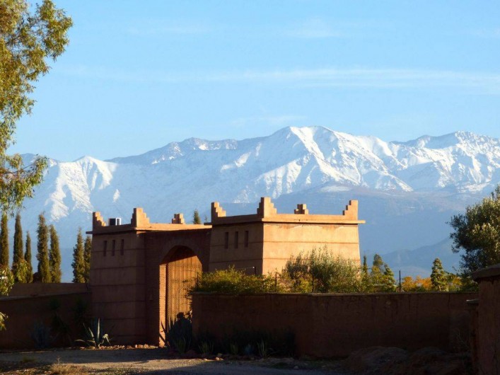 Location de vacances - Villa à Marrakech - L'entrée de Dar Champagne