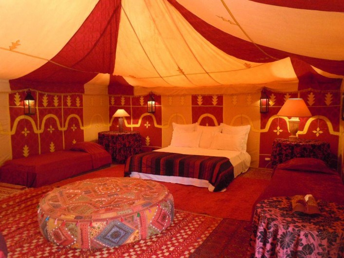 Location de vacances - Villa à Marrakech - La tente caïdale