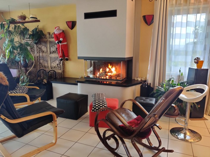 Location de vacances - Villa à Barneville-Carteret - Cheminée