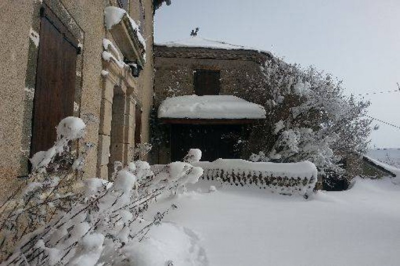 Location de vacances - Gîte à La Panouse - Sous la neige GG