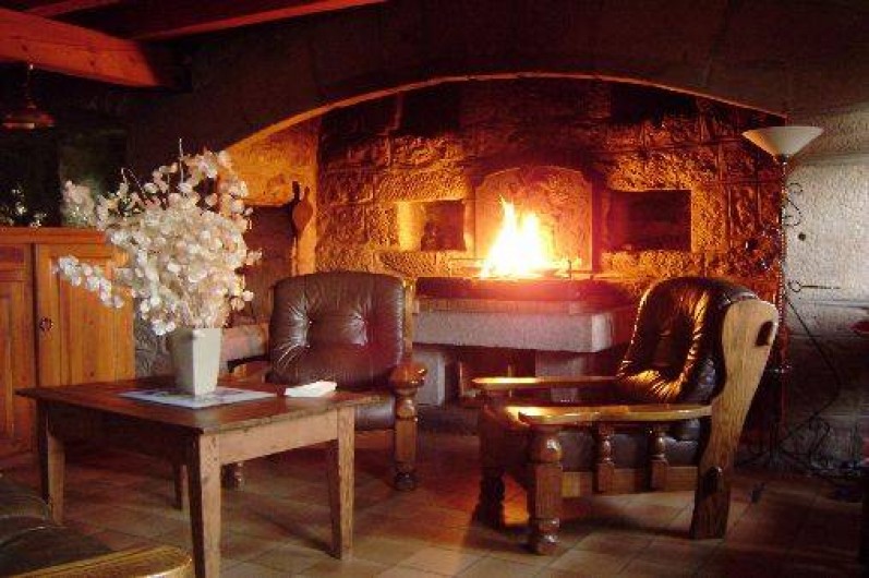 Location de vacances - Gîte à La Panouse - Soirée au coin du feu GG