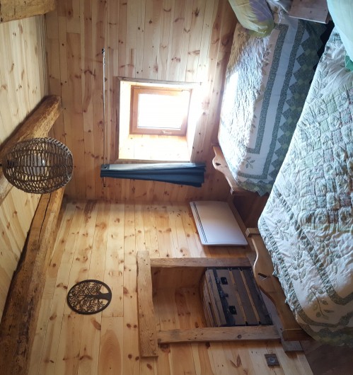 Location de vacances - Gîte à La Panouse - Chambre lits jumeaux 90 PG