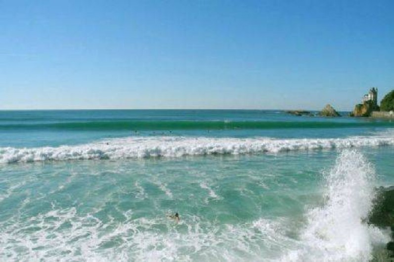 Location de vacances - Camping à Biarritz - Plage des Côte des Basques