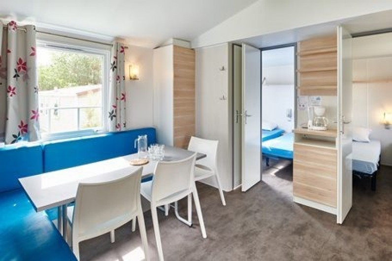 Location de vacances - Camping à Biarritz - Intérieur Mobil home - Biarritz Camping