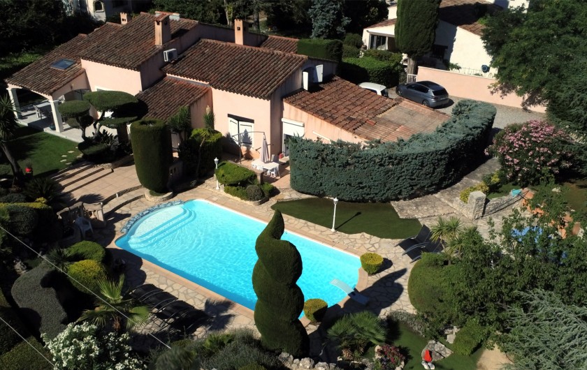 Location de vacances - Villa à La Cadière-d'Azur - VUE AERIENNE