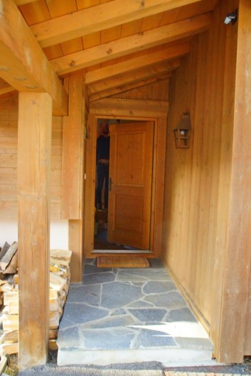 Location de vacances - Chalet à Megève - entrée du chalet