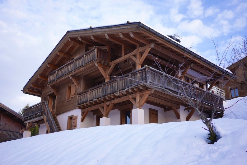 Location de vacances - Chalet à Megève - Superbe chalet individuel à Megeve, 10 min des pistes