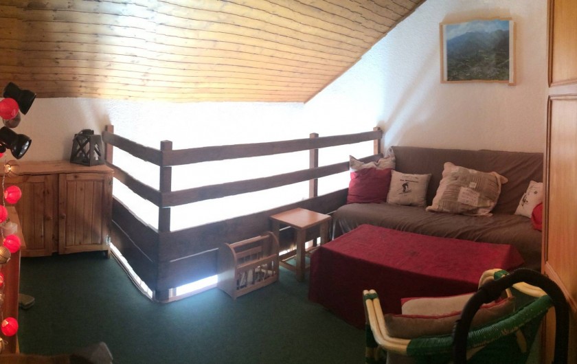 Location de vacances - Appartement à Station de Risoul 1850 - En duplex 2 chambre , un salon et une pièce d'eau