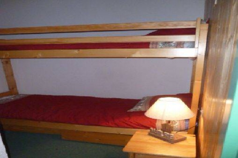 Location de vacances - Appartement à Station de Risoul 1850 - La chambre avec lit superposé
