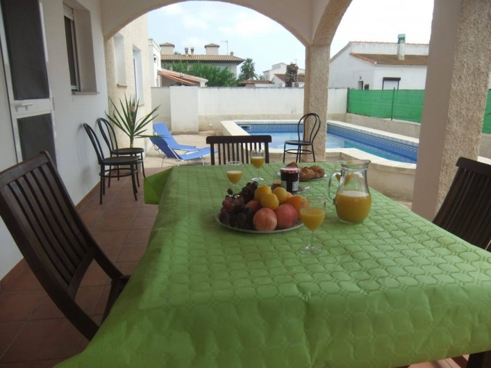 Location de vacances - Chalet à Amposta - térrasse