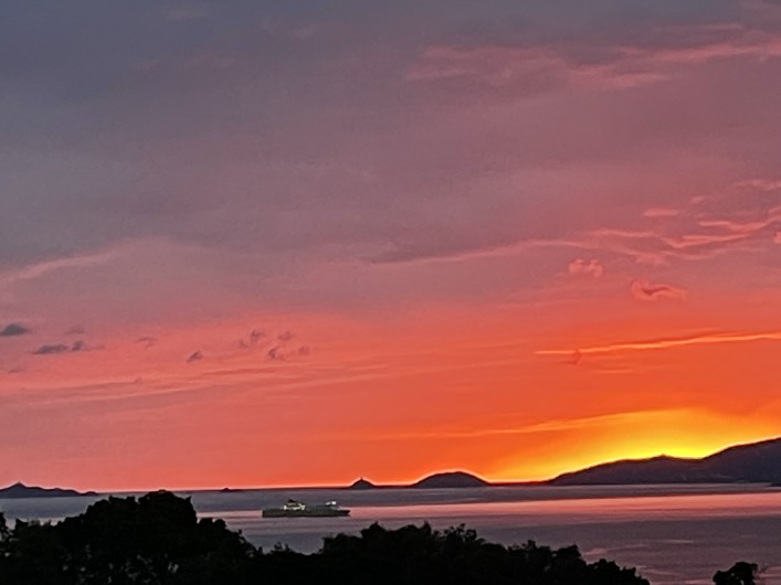 Location de vacances - Villa à Porticcio - Photo non photoshopée prise au printemps 2023