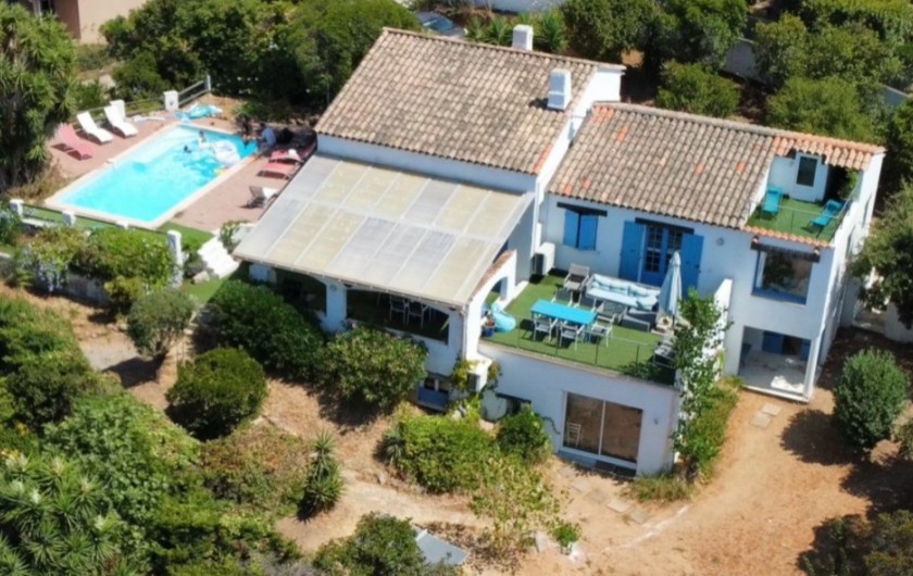 Location de vacances - Villa à Porticcio - Vue de drone