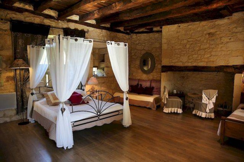 Location de vacances - Chambre d'hôtes à Valojoulx - chambre LES MELILOTS