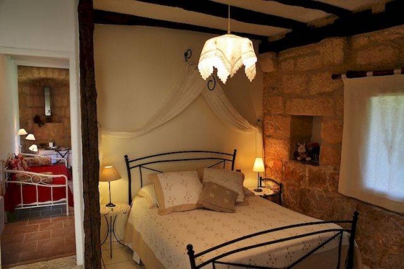 Location de vacances - Chambre d'hôtes à Valojoulx - chambre TEMPLERIE, coté parents